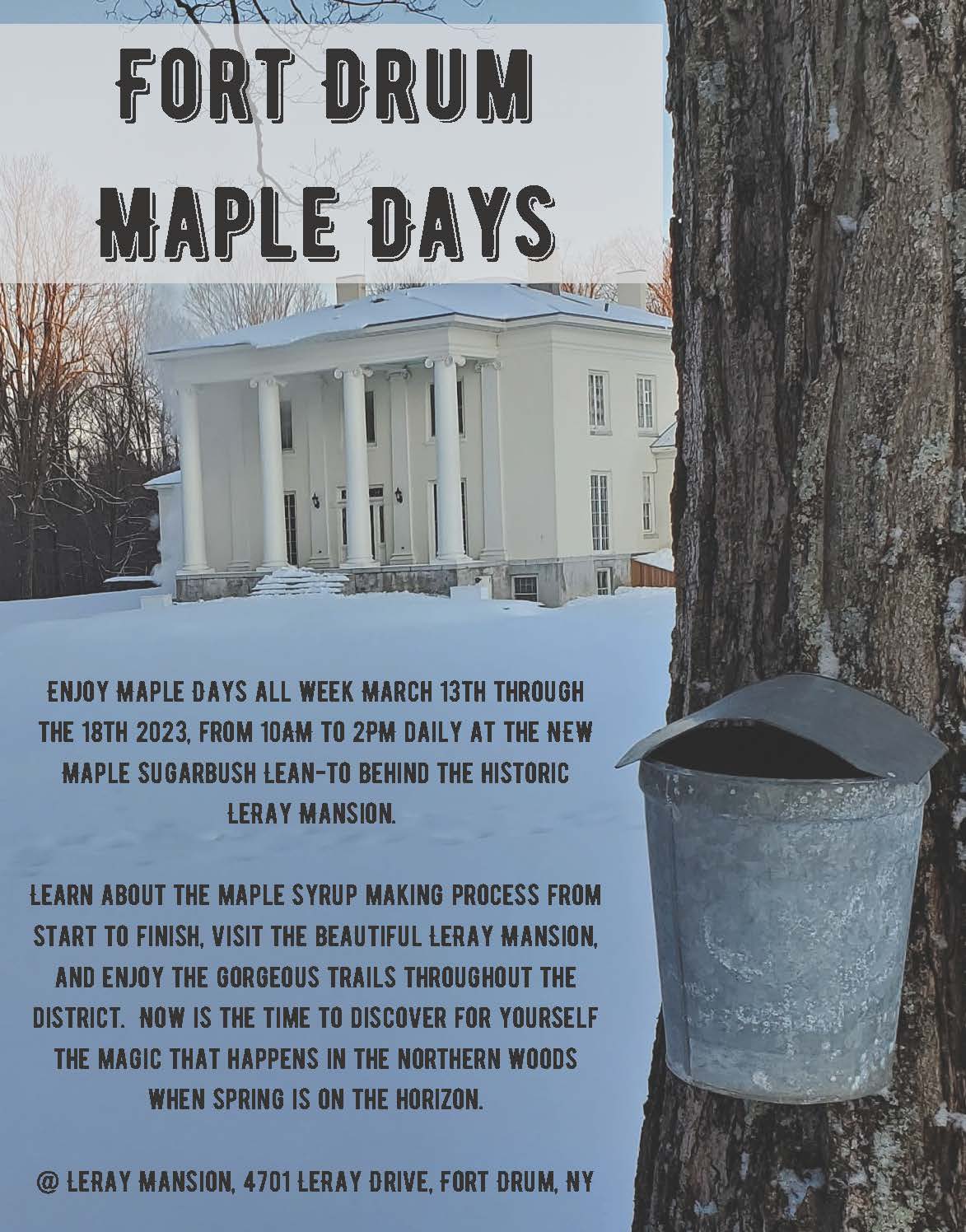 Maple Days Fort Drum iSportsman
